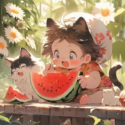 姐妹吃瓜头像动漫,动漫头像中的欢乐时光 第2张 姐妹吃瓜头像动漫,动漫头像中的欢乐时光 第2张